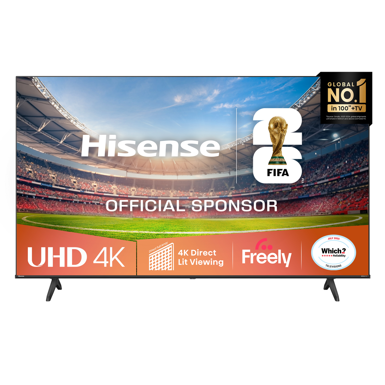 Hisense 75" A6QTUK 4K Ultra HD Smart TV with Freely