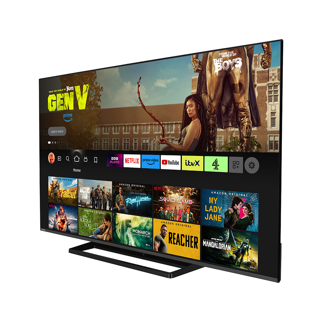 Toshiba 65UF3F53DB TV 165.1 cm (65") 4K Ultra HD Smart TV Wi-Fi Black 300 cd/m²