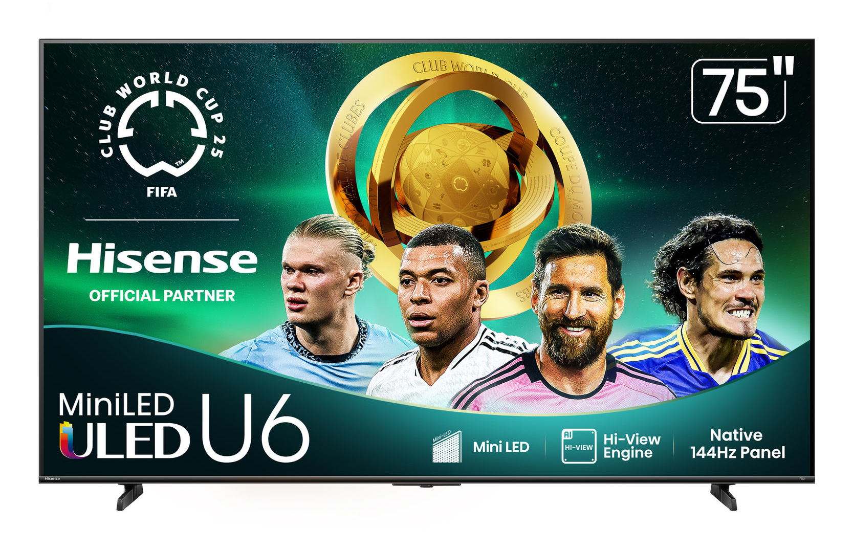 Hisense 75U65QF TV 190.5 cm (75") 4K Ultra HD Smart TV Wi-Fi Black