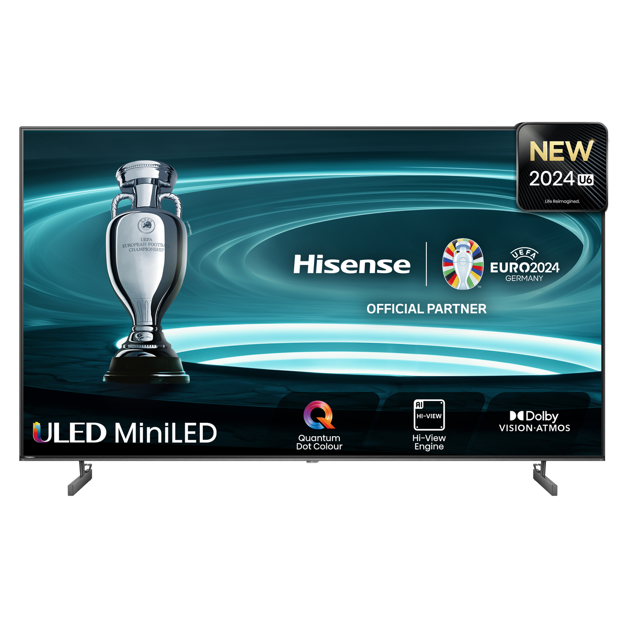 Hisense 75U6NQ TV 190.5 cm (75") 4K Ultra HD Smart TV Wi-Fi Grey 500 cd/m²