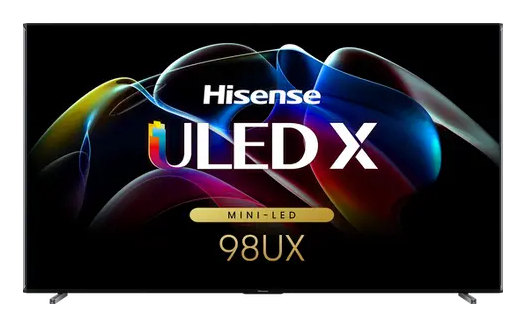 Hisense UX 98UX TV 2.49 m (98") Smart TV Wi-Fi Black 2500 cd/m²
