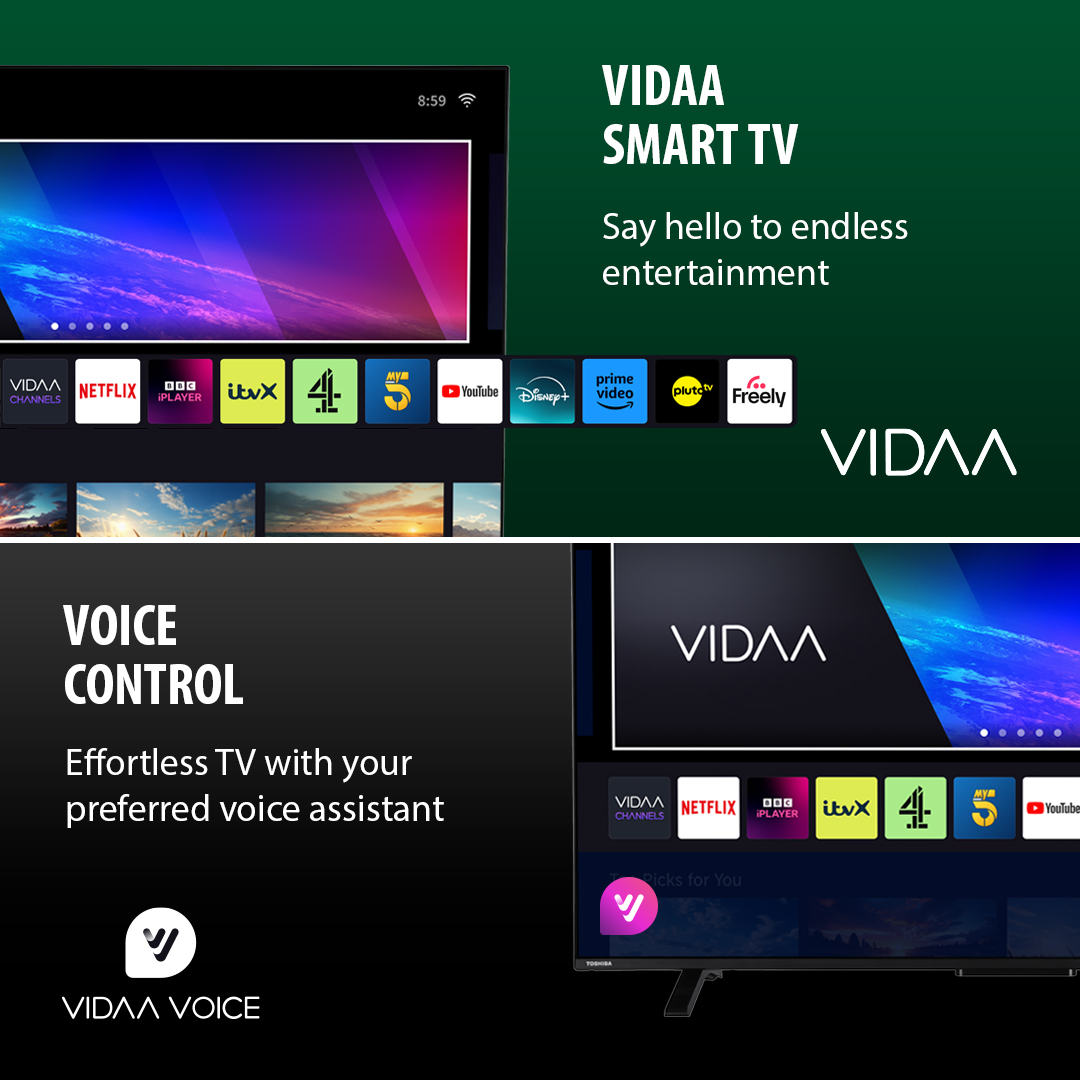 Toshiba 65UV2F53DBU TV 165.1 cm (65") 4K Ultra HD Smart TV Wi-Fi Black 350 cd/m²