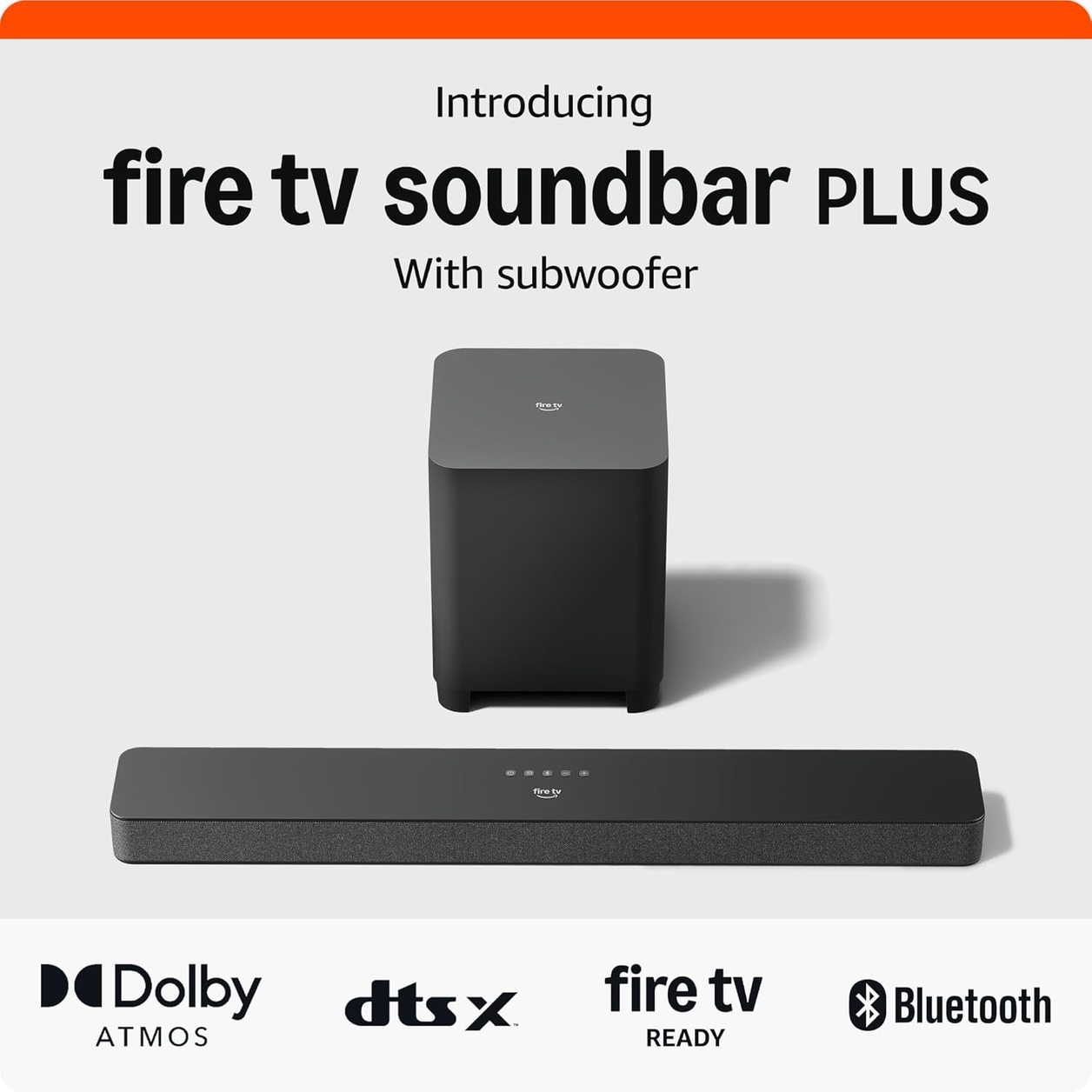 Amazon Fire TV Soundbar Plus Black 3.1 channels