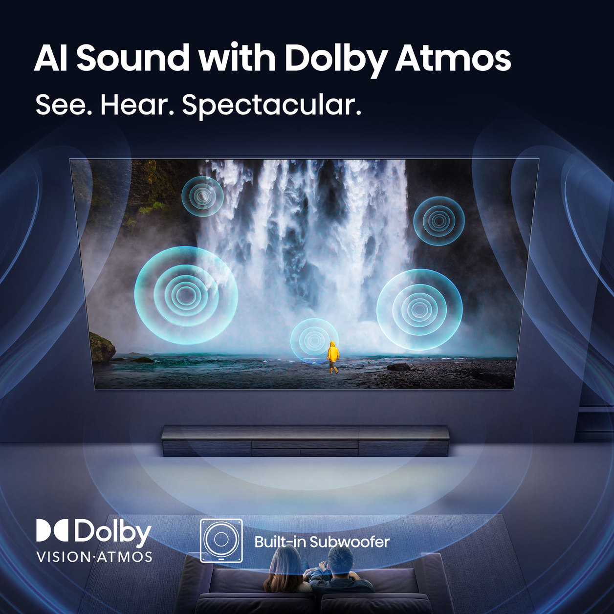 Hisense 100U65QF TV 2.54 m (100") 4K Ultra HD Smart TV Wi-Fi Black