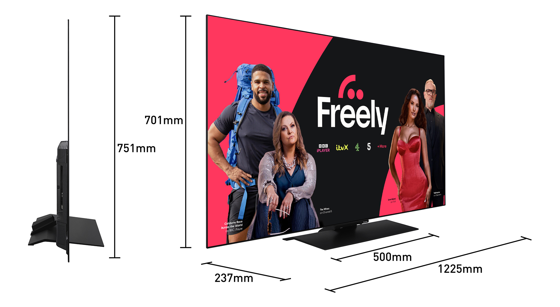 Panasonic -55Z80AEY TV 139.7 cm (55") 4K Ultra HD Smart TV Wi-Fi Black