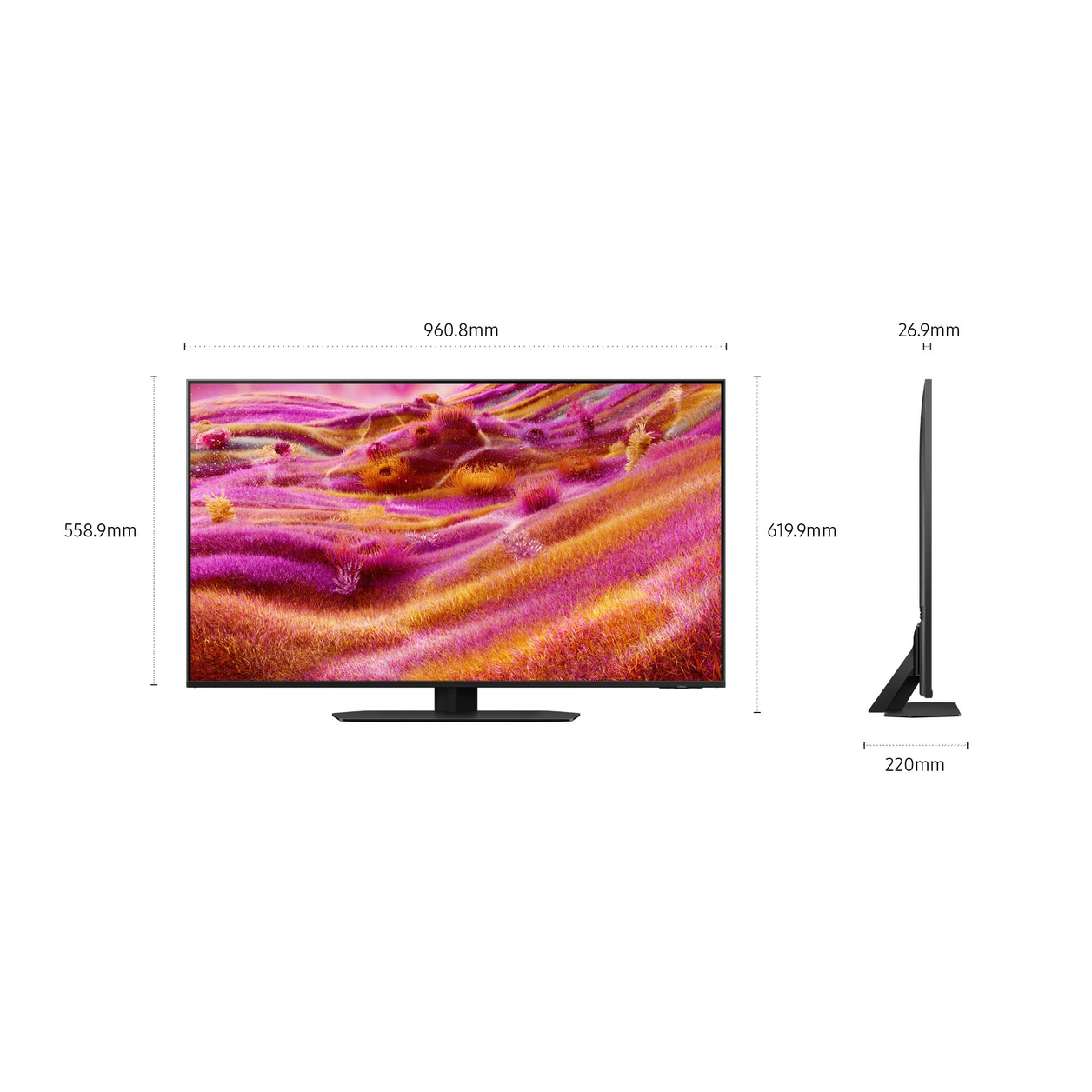 Samsung QE43QN90FAT 109.2 cm (43") 4K Ultra HD Smart TV Wi-Fi Black