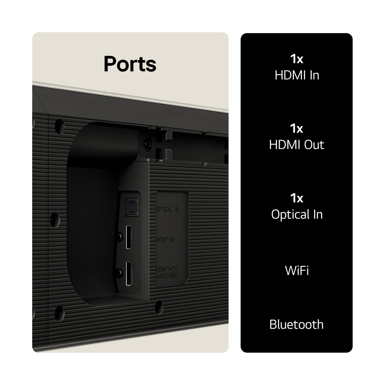 LG USG10TY Black 3.1 channels 420 W