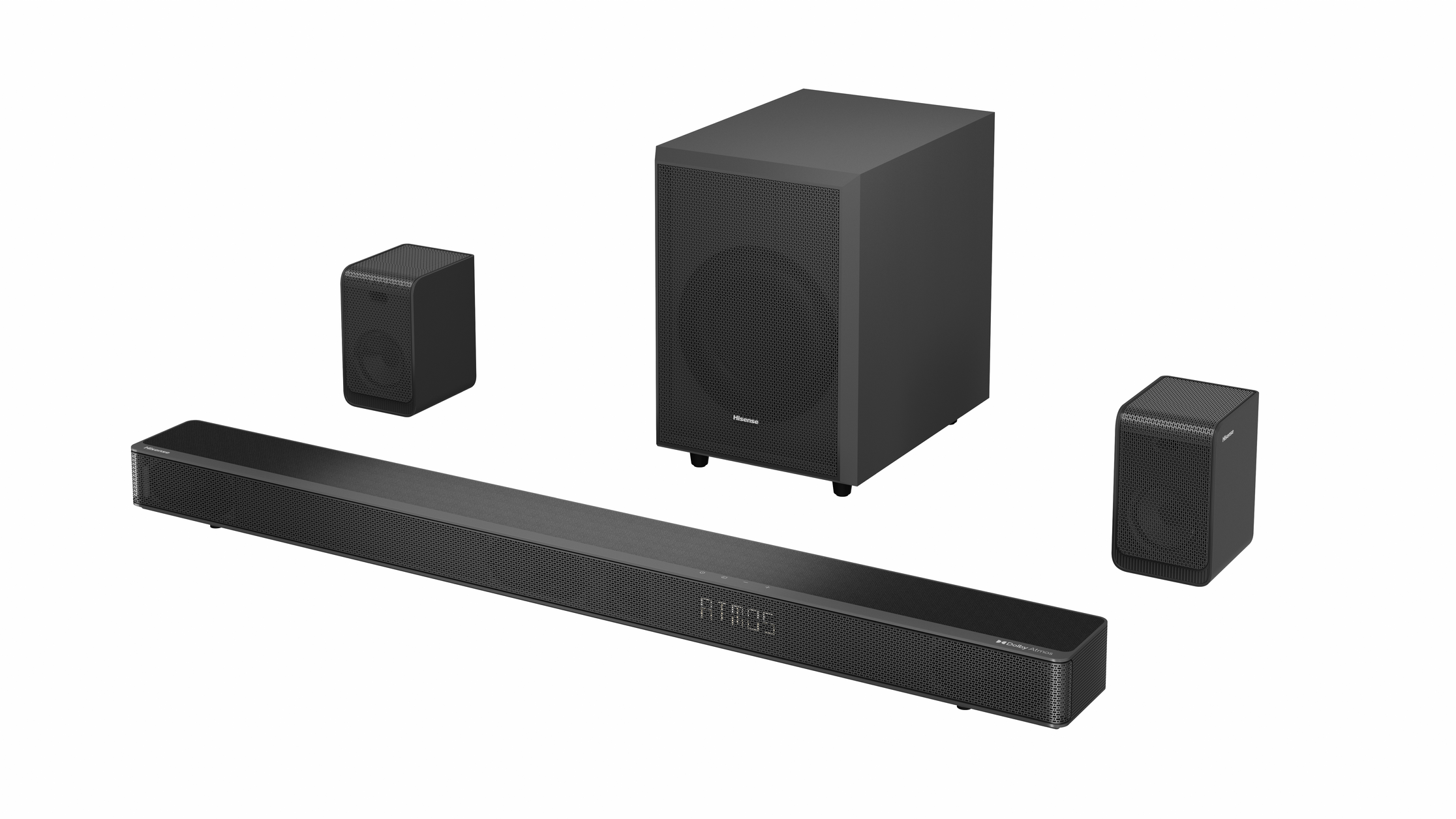 Hisense AX5125H soundbar speaker Black 5.1.2 channels 500 W