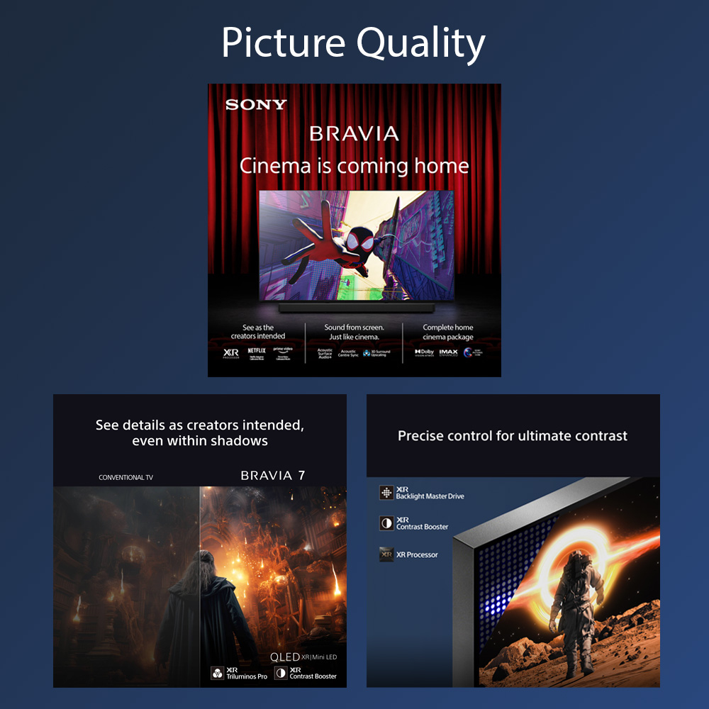 Sony K85XR70PU TV 2.16 m (85") 4K Ultra HD Smart TV Wi-Fi Black