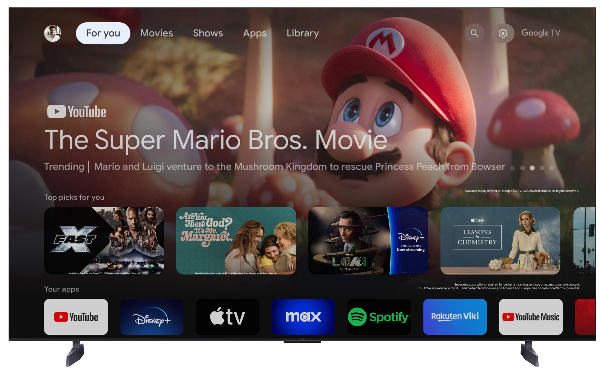 TCL 85C855K TV 2.16 m (85") 4K Ultra HD Smart TV Wi-Fi Black 3500 cd/m²