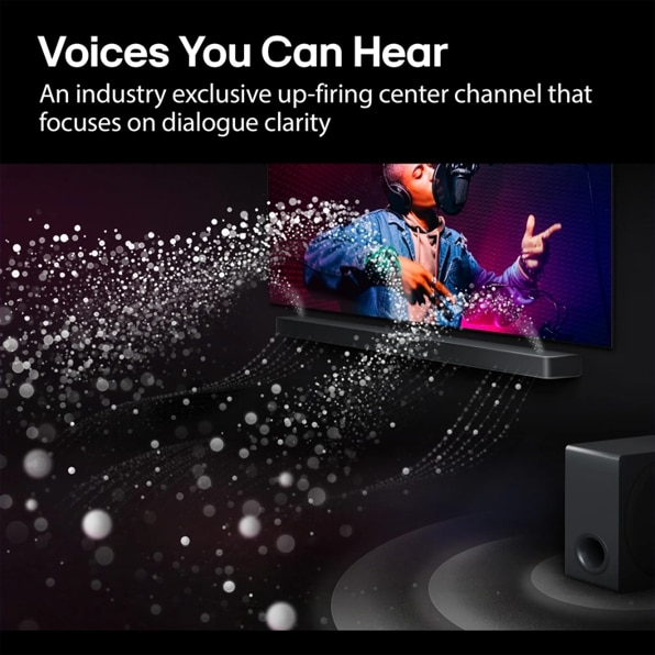 LG S95AR soundbar speaker Black 9.1.5 channels