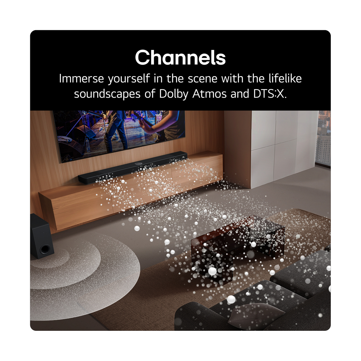 LG USG10TY Black 3.1 channels 420 W