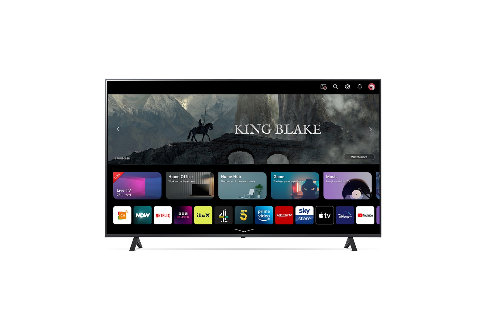 LG 55UR78006LK 139.7 cm (55") 4K Ultra HD Smart TV Wi-Fi Black