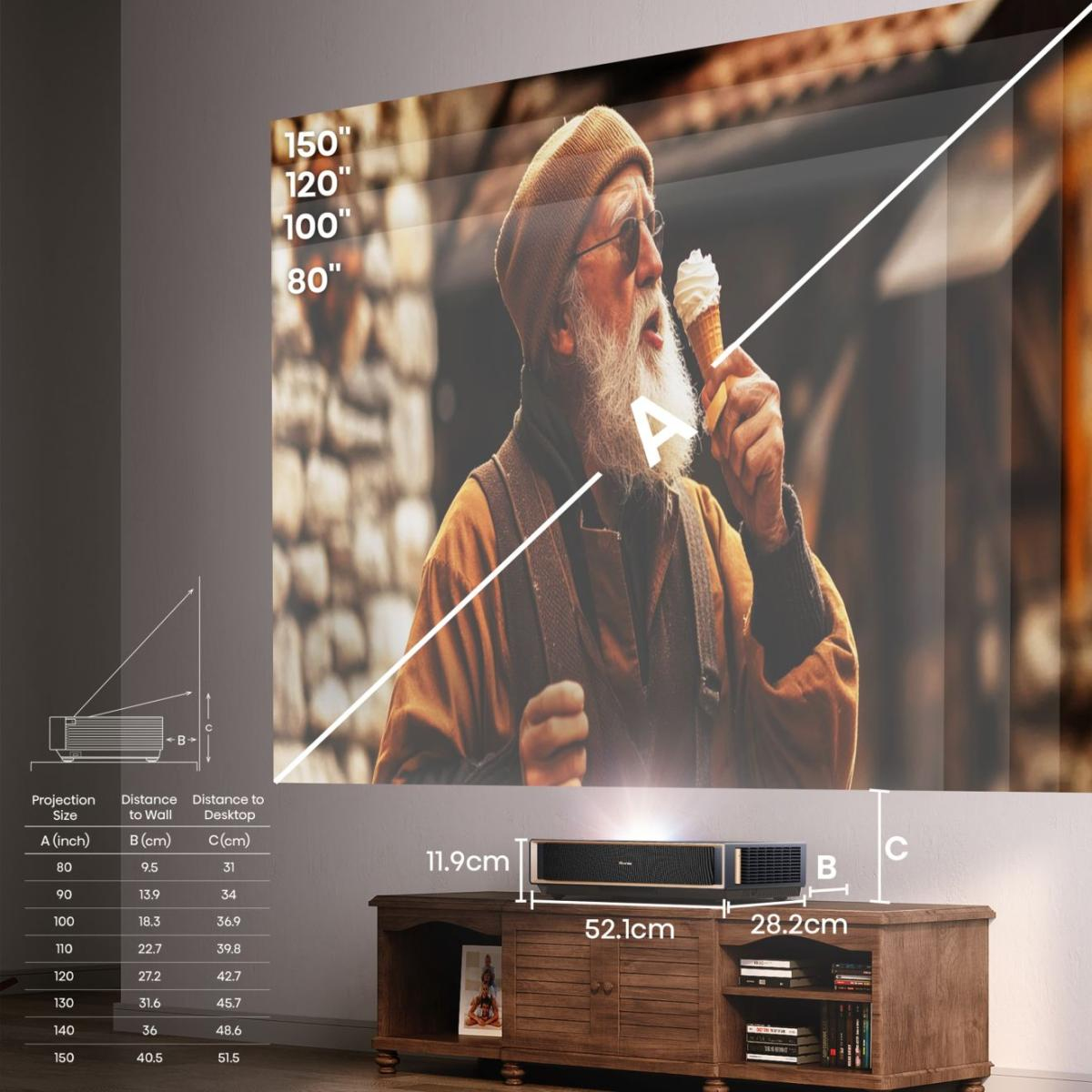 Hisense PT1 Smart TV Wi-Fi Black