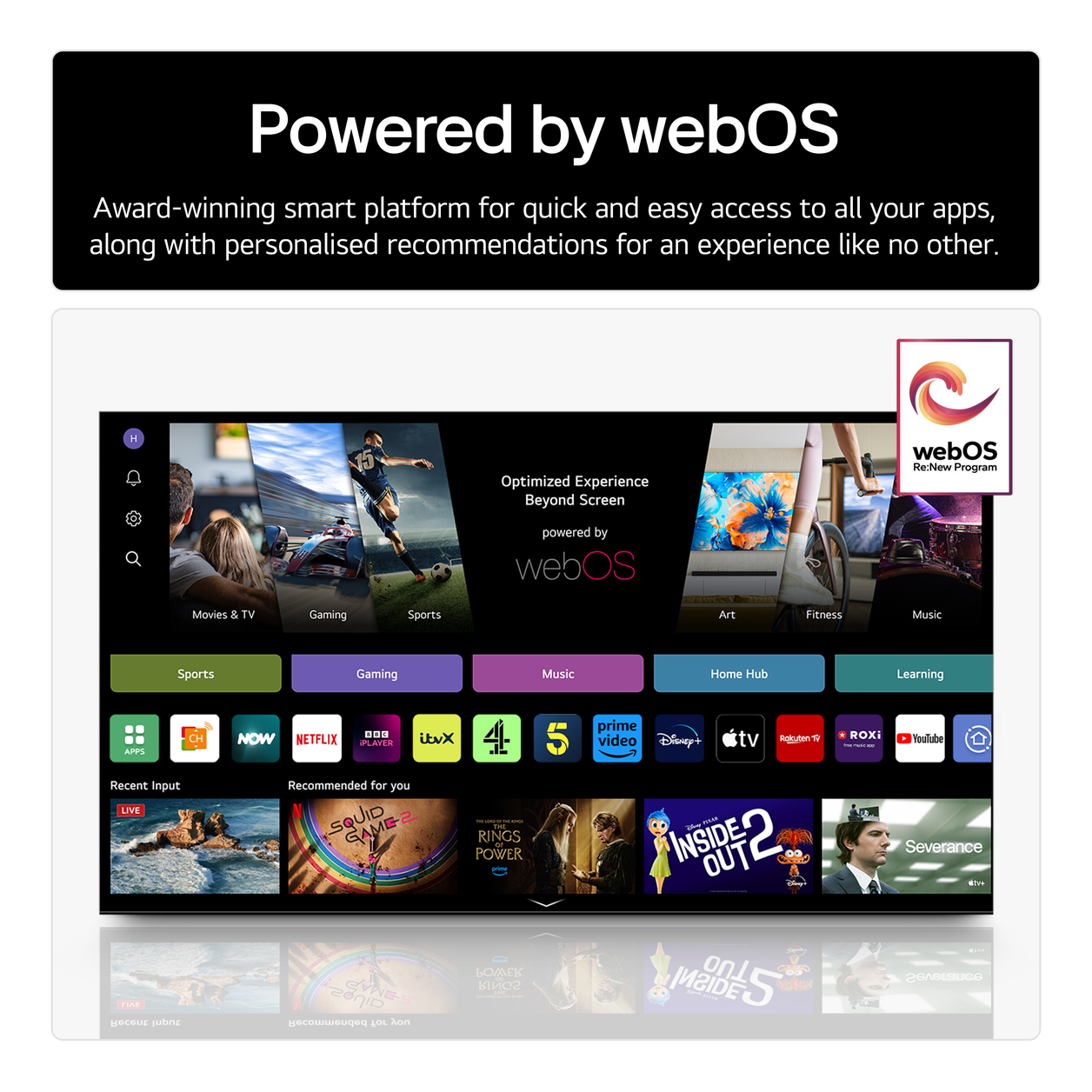 LG OLED83C54LA.AEK TV 2.11 m (83") 4K Ultra HD Smart TV Wi-Fi Metallic