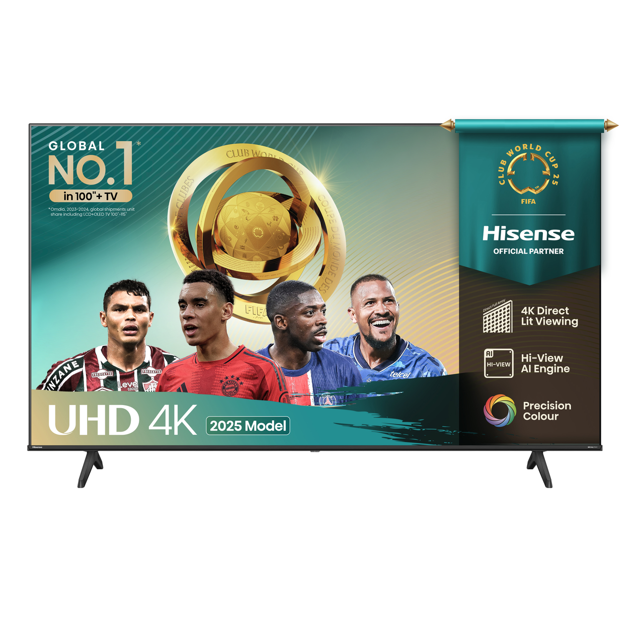 Hisense 50A6QTUK TV 127 cm (50") 4K Ultra HD Smart TV Wi-Fi Black 300 cd/m²