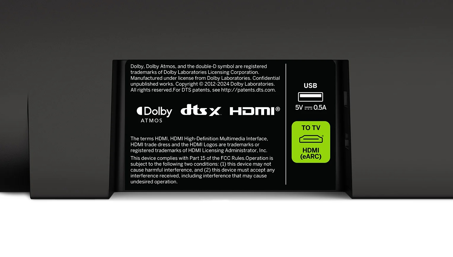 VIZIO Elevate SE Black 5.1.2 channels