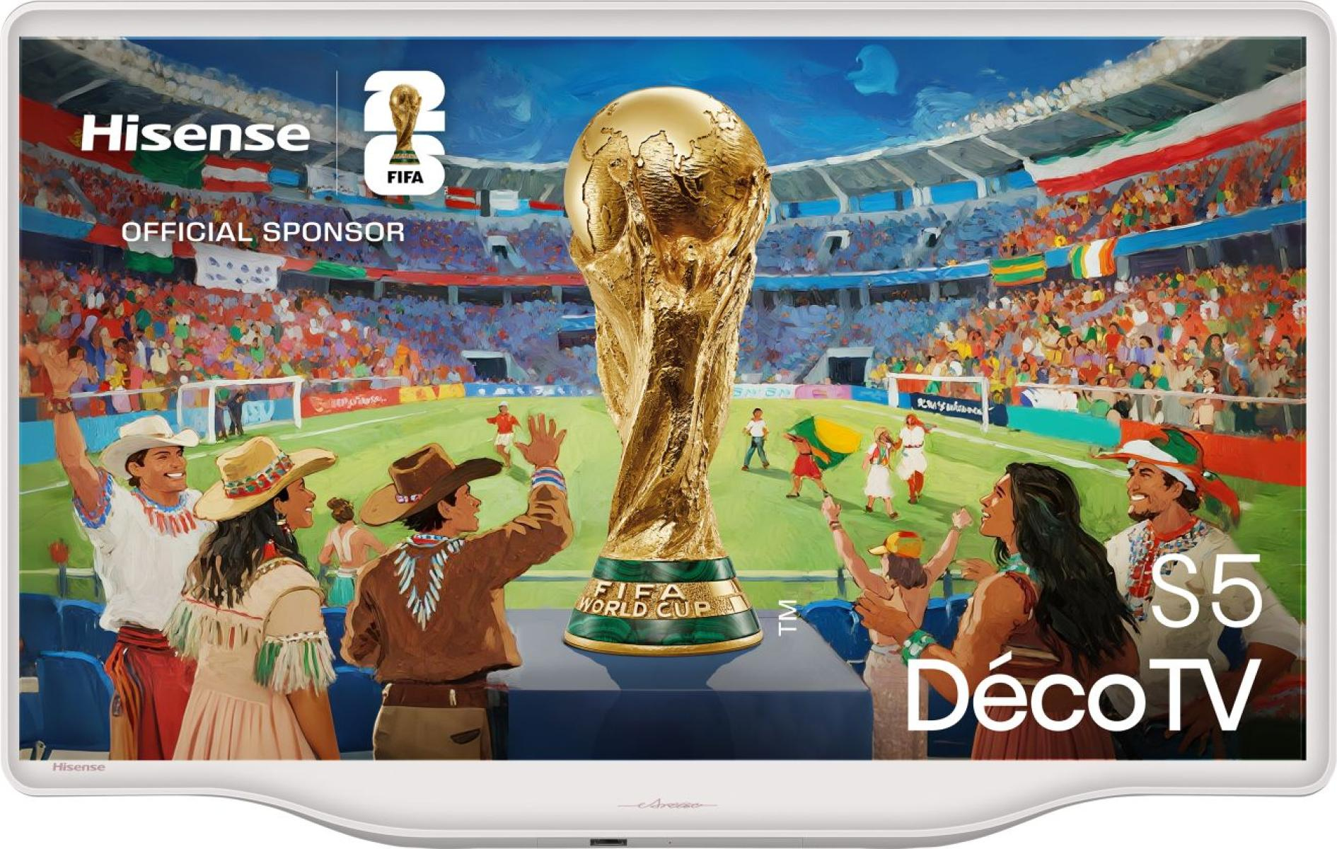 Hisense 32S5QTUK TV 81.3 cm (32") Full HD Smart TV Wi-Fi Silver, White