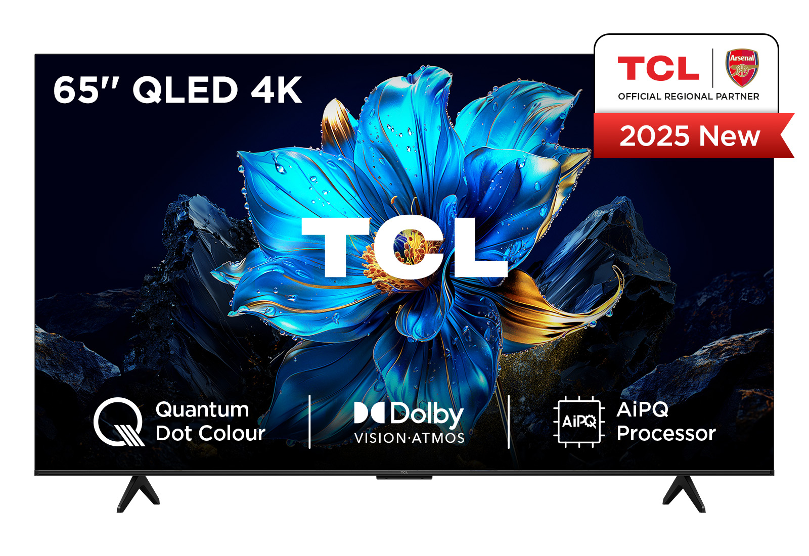 TCL 65P7K-UK TV 165.1 cm (65") 4K Ultra HD Smart TV Wi-Fi Metallic 350 cd/m²