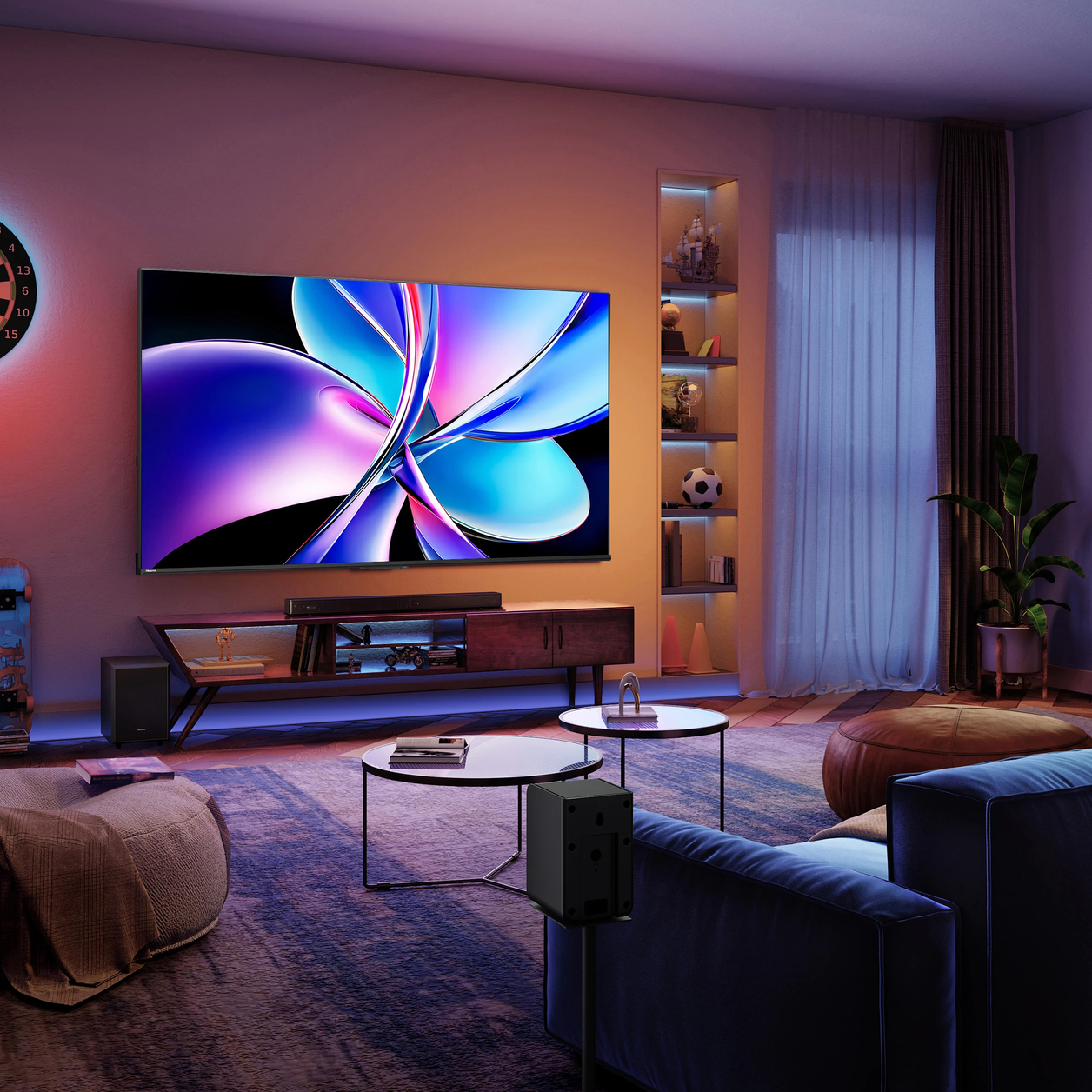 Hisense 55QD7QF TV 139.7 cm (55") 4K Ultra HD Smart TV Wi-Fi Black