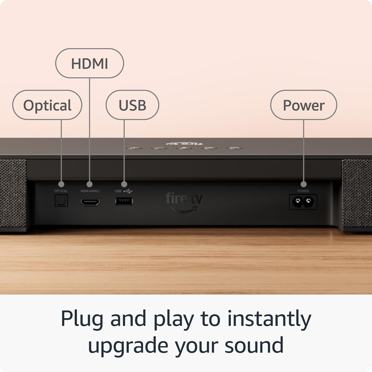 Amazon Fire TV Soundbar Plus + Subwoofer + 2-Year Protection Plan