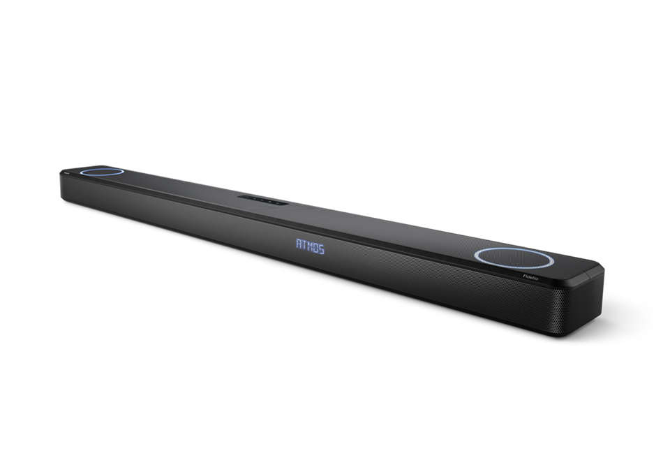 Philips TAFB1/37 soundbar speaker Black 7.1.2 channels 310 W