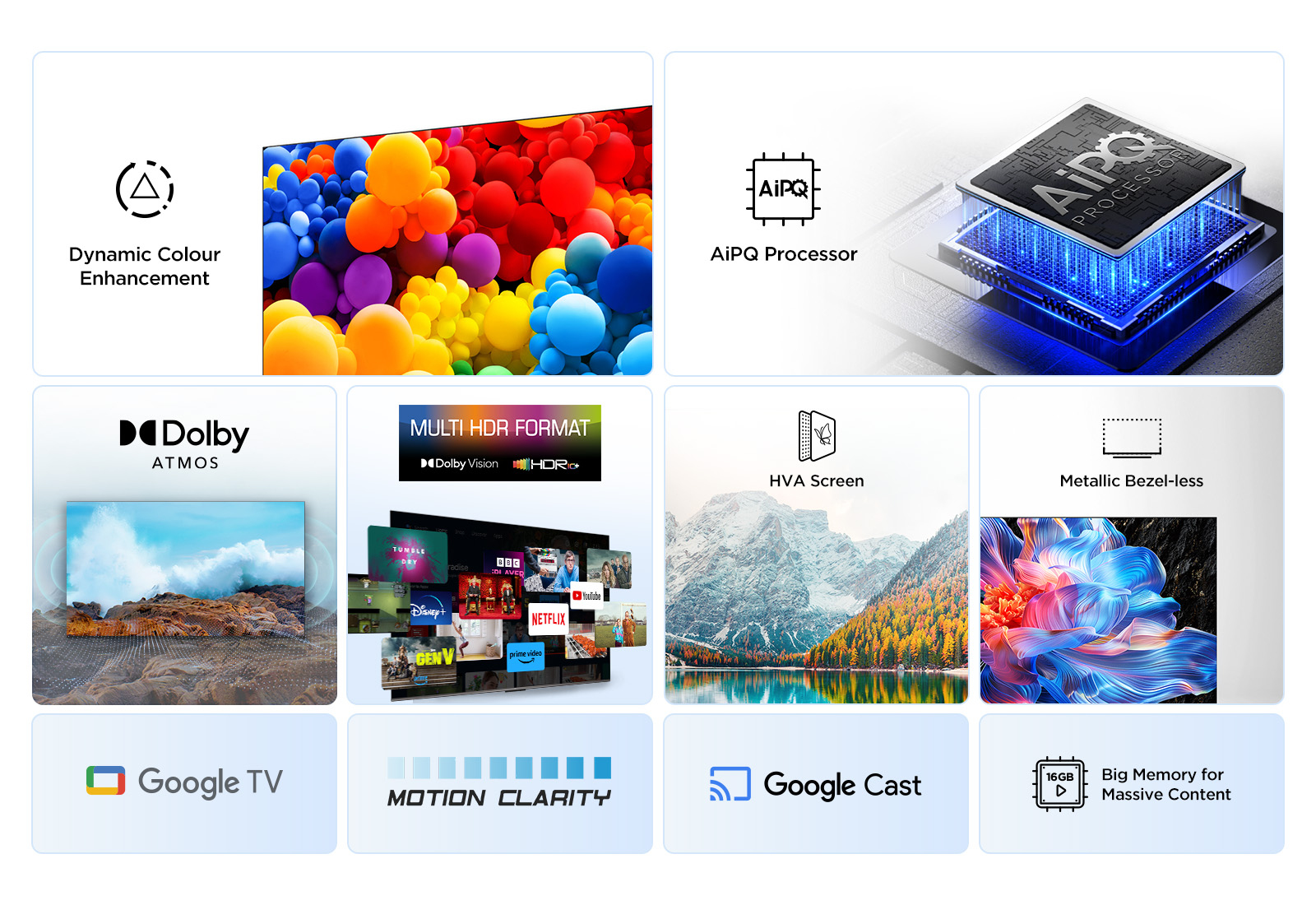 TCL 55V6C-UK TV 139.7 cm (55") 4K Ultra HD Smart TV Wi-Fi Metallic 270 cd/m²