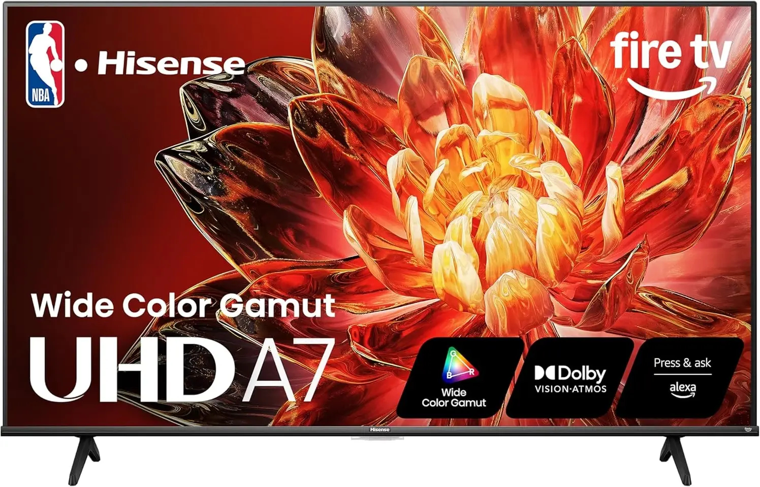 Hisense ‎43A7NF 109.2 cm (43") 4K Ultra HD Smart TV Wi-Fi Black 2500 cd/m²