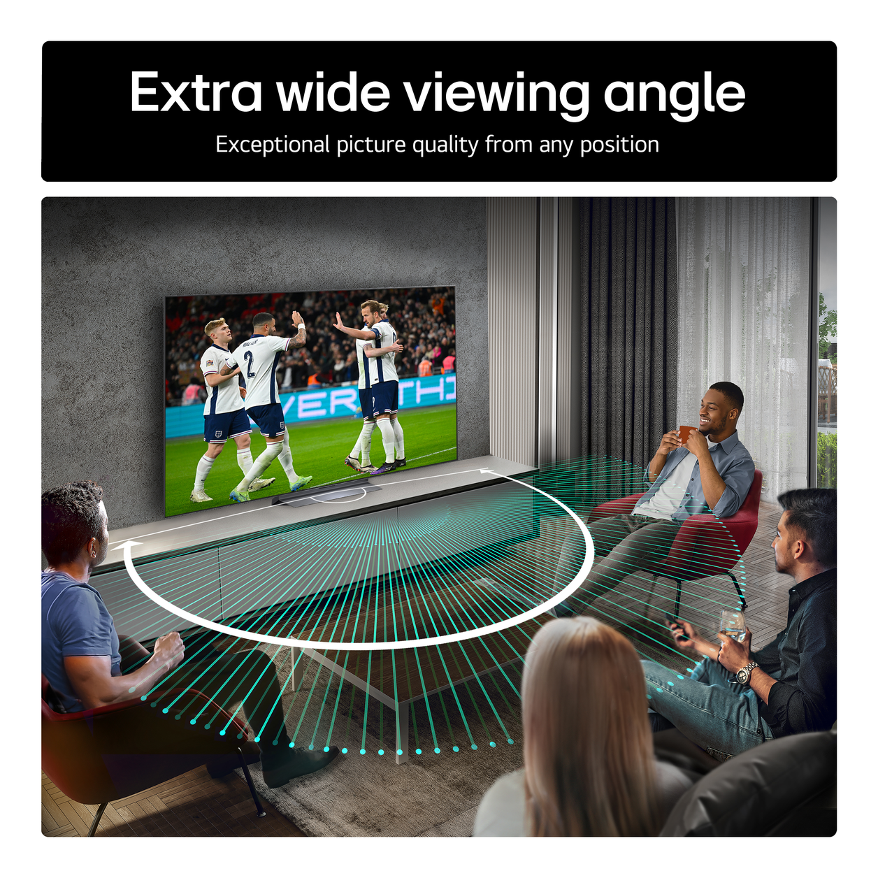 LG OLED55C54LA.AEK TV 139.7 cm (55") 4K Ultra HD Smart TV Wi-Fi Metallic