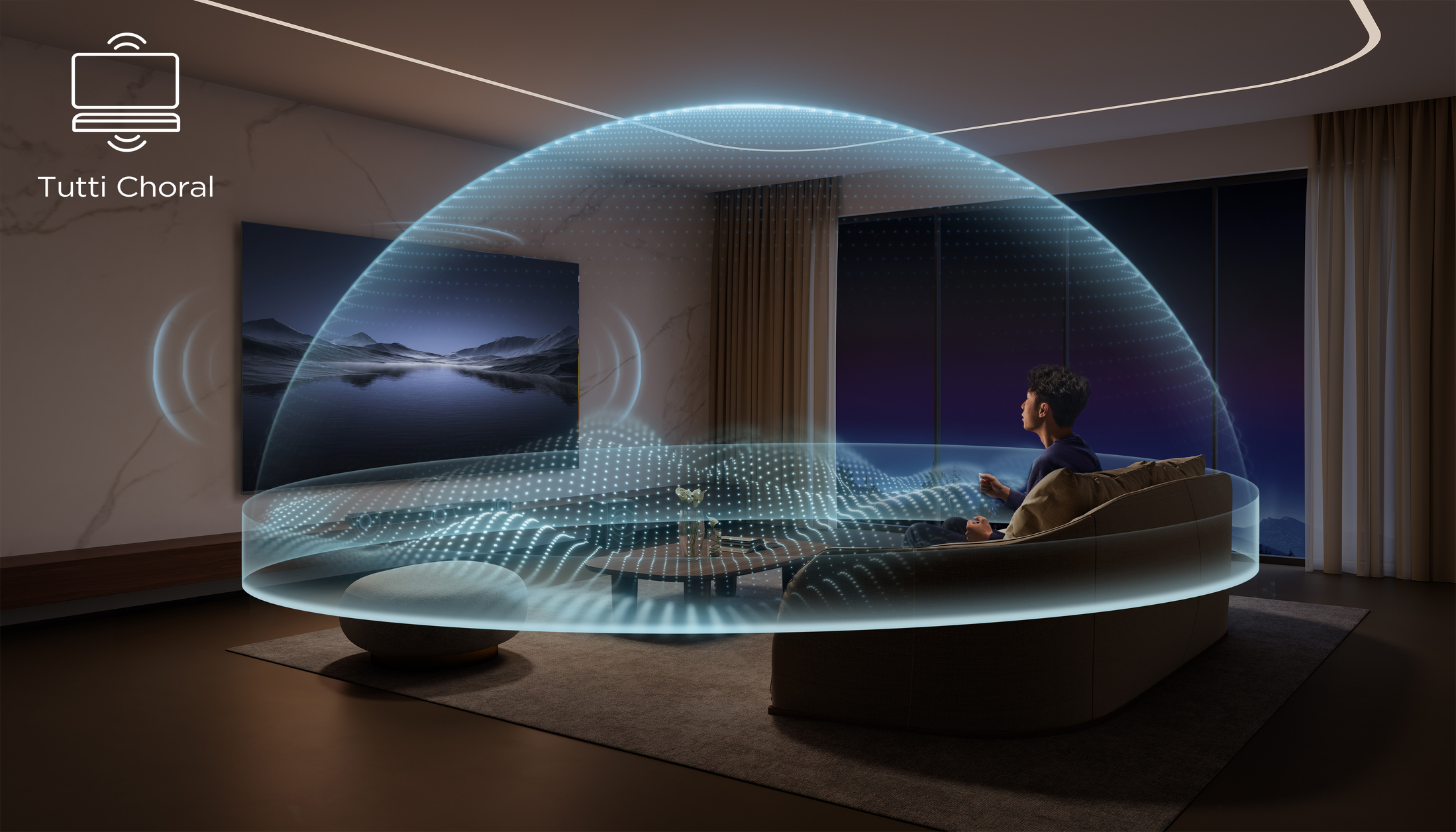 TCL Q Q85H Class 7.1.4 Channel Sound Bar with Dolby Atmos, Wireless Subwoofwer, and Wireless Surround Speakers