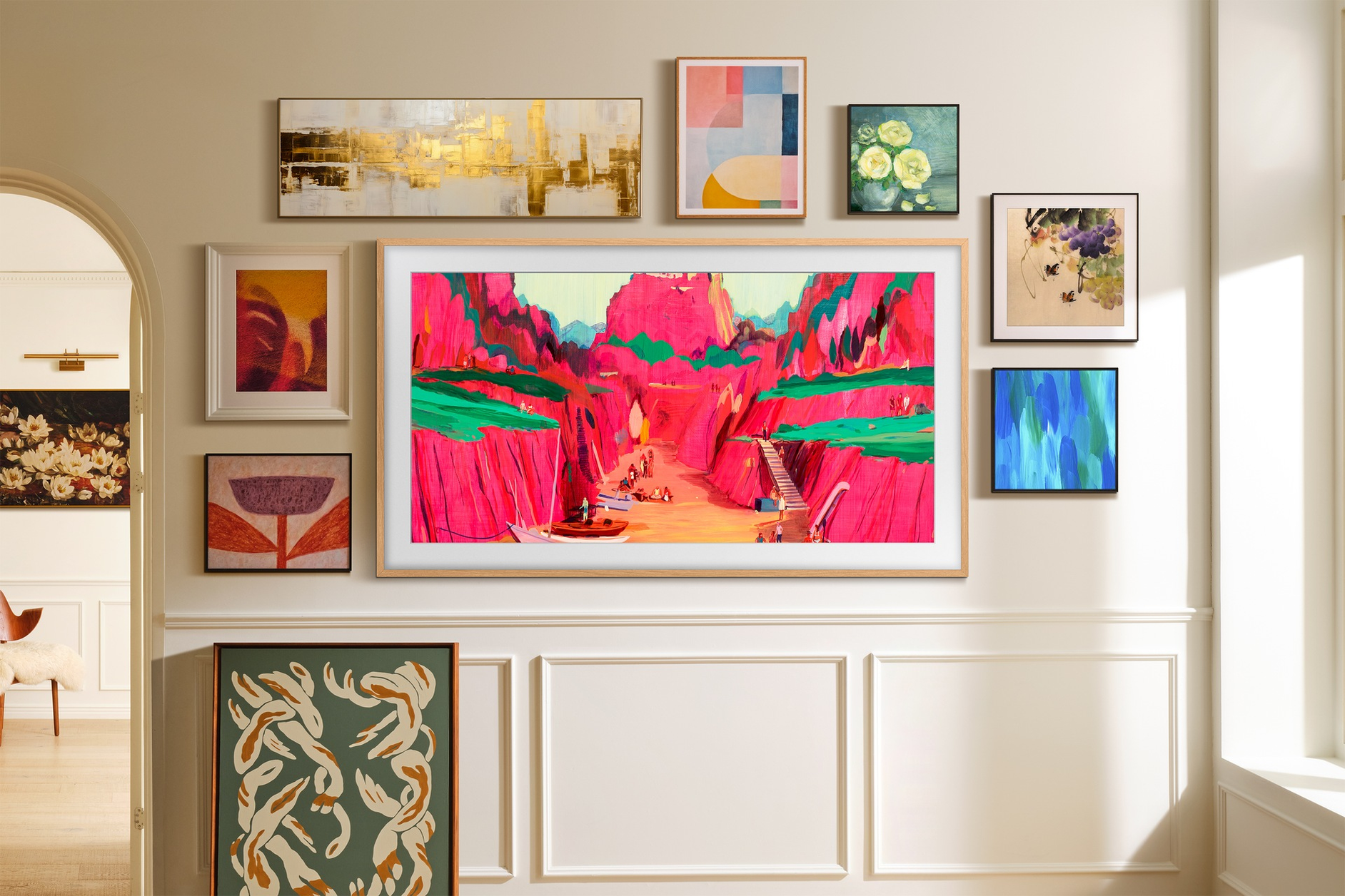 Samsung The Frame QN75LS03FWFXZA TV 190.5 cm (75") 4K Ultra HD Smart TV Wi-Fi Black