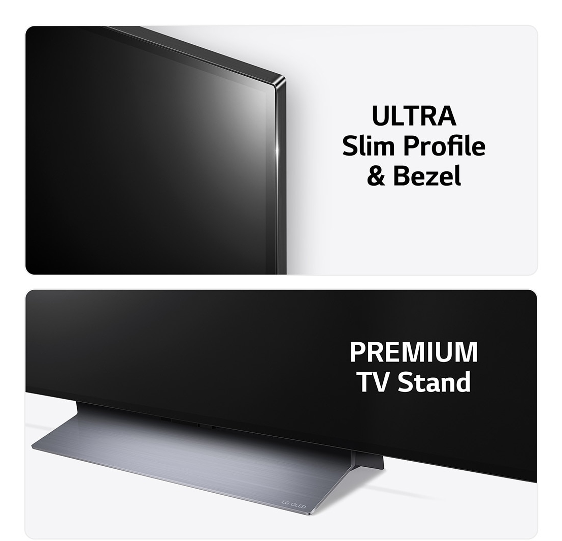 LG OLED evo OLED48C34LA 121.9 cm (48") 4K Ultra HD Smart TV Wi-Fi Silver