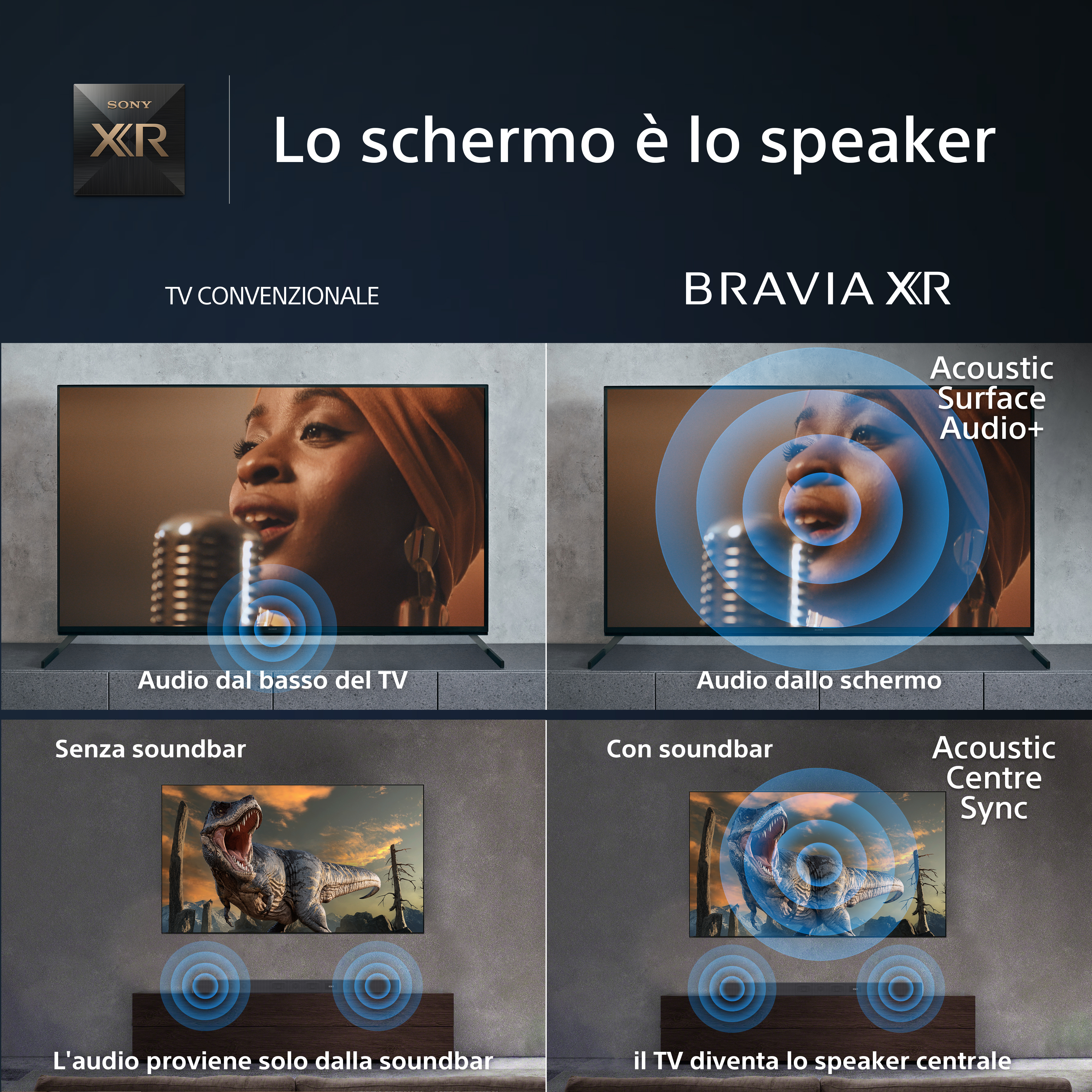 Sony BRAVIA XR | XR-85X95L | Mini LED | 4K HDR | Google TV | ECO PACK | BRAVIA CORE | Perfect for PlayStation5 | Aluminium Seamless Edge Design