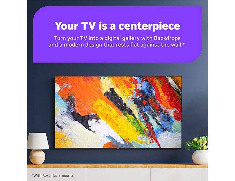 Roku 75R8C5 TV 190.5 cm (75") 4K Ultra HD Smart TV Wi-Fi Black