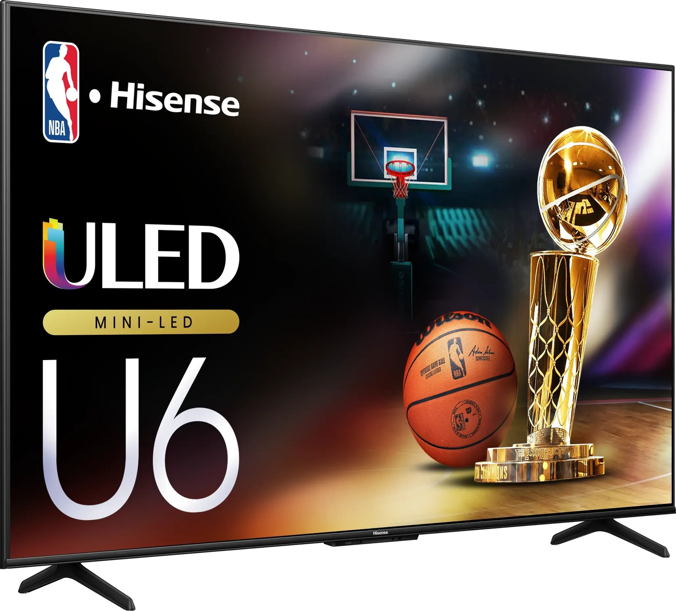 Hisense Class U6 190.5 cm (75") 4K Ultra HD Smart TV Wi-Fi Black