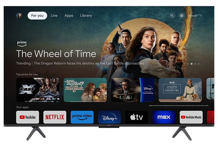 TCL Q6 50Q651G TV 127 cm (50") 4K Ultra HD Smart TV Wi-Fi Black