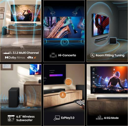 Hisense AX3120Q Dolby Atmos Soundbar